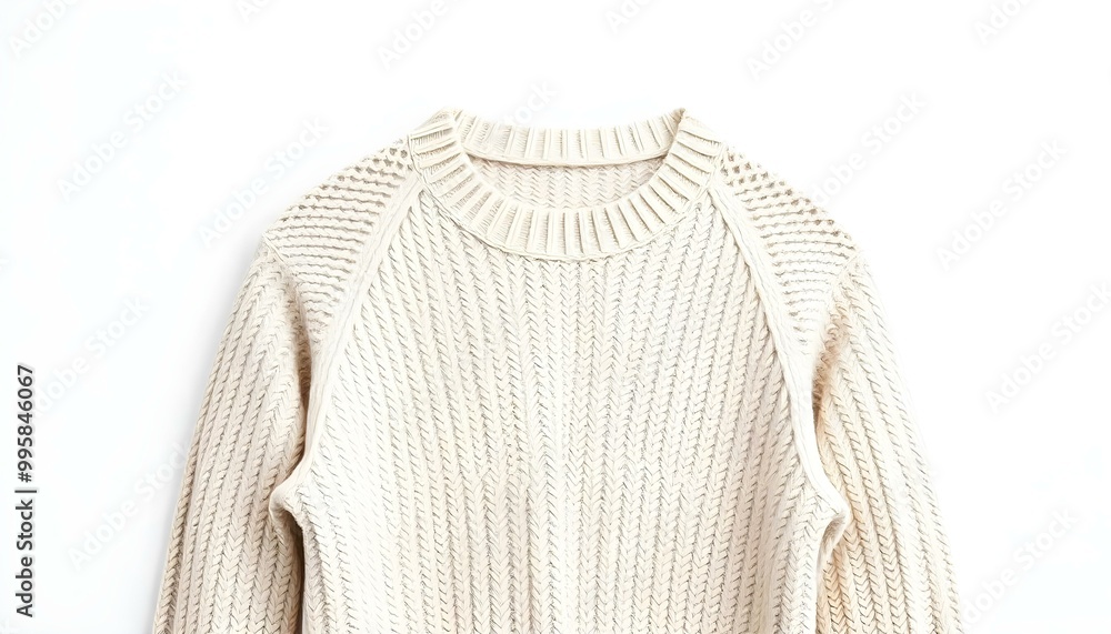Obraz premium winter sweater on white background