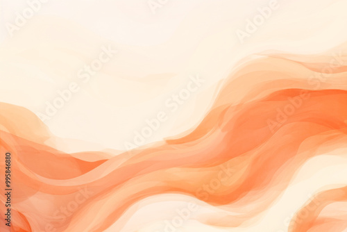 Abstract orange wave png overlay effect, transparent background