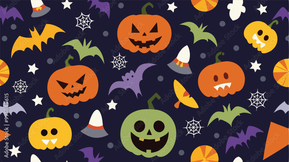 seamless halloween pattern seamless halloween pattern