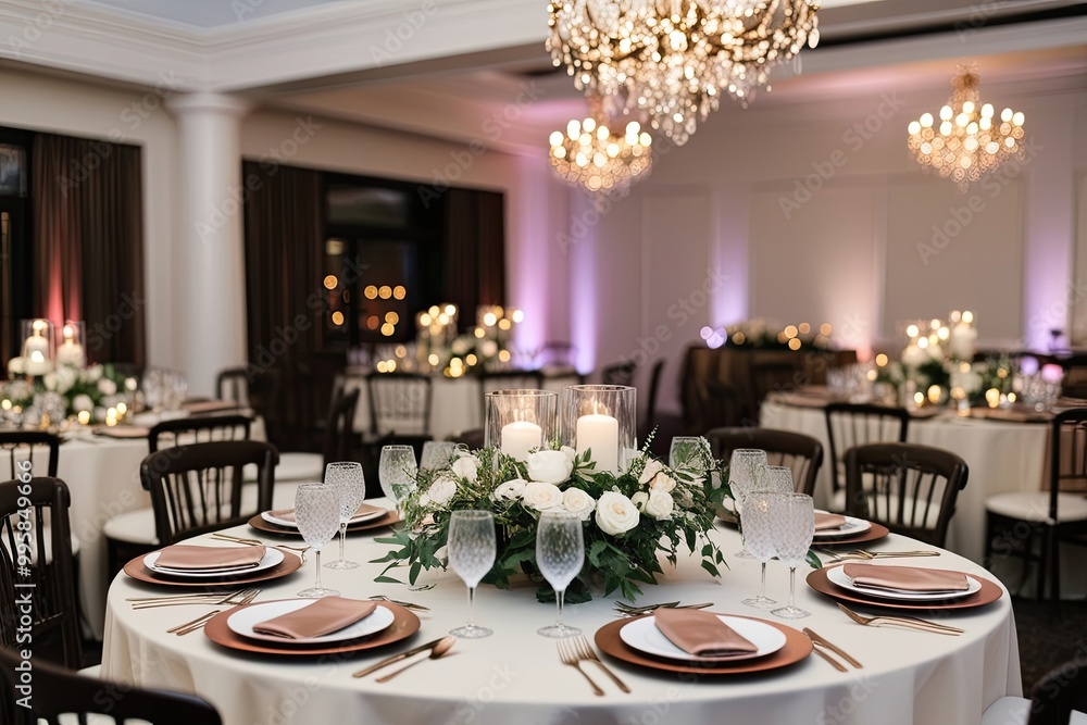 Bronze and Ivory Chic Aesthetic with Bokeh for Elegant Receptions Bronze and Ivory Chic Aesthetic with Bokeh for Elegant Receptions