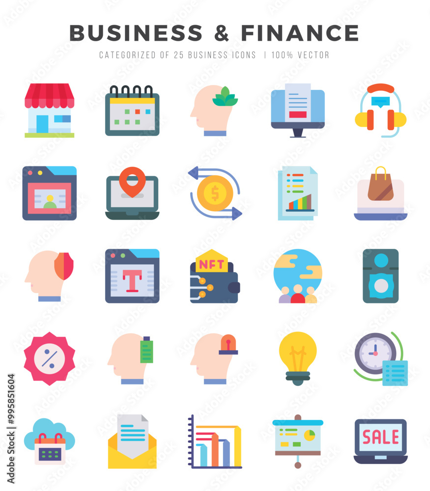 Business & Finance icons set for website and mobile site and apps. Business & Finance icons set for website and mobile site and apps.