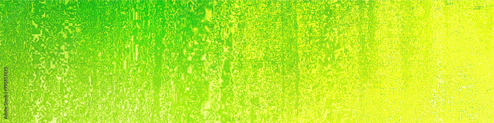 Obraz premium Green and yellow watercolor panorama background, Suitable for Advertisements, Posters, Banners, Anniversary, Party, Events, Ads and various graphic design works