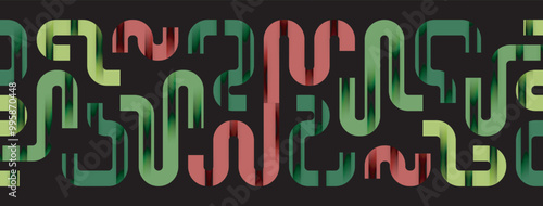 Lines, abstract letter style design background. Geometric vector Illustration For Wallpaper, Banner, Background, Card, Book Illustration, landing page