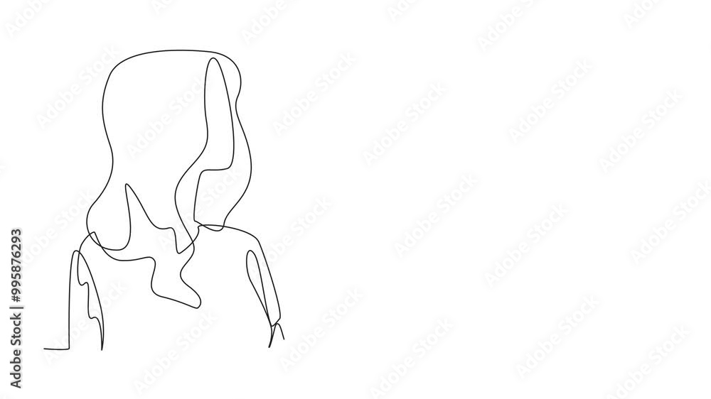 Animation of continuous one line drawing young woman puts perfume bottle on palm. Classic scent of perfume. Increases confidence. National Fragrance Day. Self drawing animated. Full length motion Animation of continuous one line drawing young woman puts perfume bottle on palm. Classic scent of perfume. Increases confidence. National Fragrance Day. Self drawing animated. Full length motion