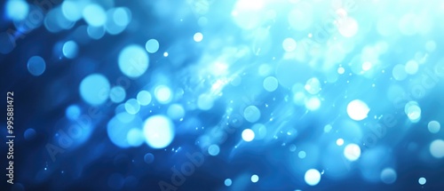 Abstract background featuring soft blue and blurry light effects