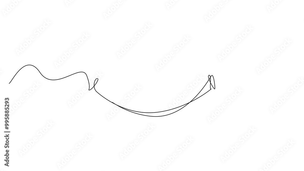 Animation of single one line drawing an abstract image of smiling mouth. Character. Emoticon. Emoji. Expression. Happiness. International Day of Happiness. Self drawing animated. Full length motion Animation of single one line drawing an abstract image of smiling mouth. Character. Emoticon. Emoji. Expression. Happiness. International Day of Happiness. Self drawing animated. Full length motion