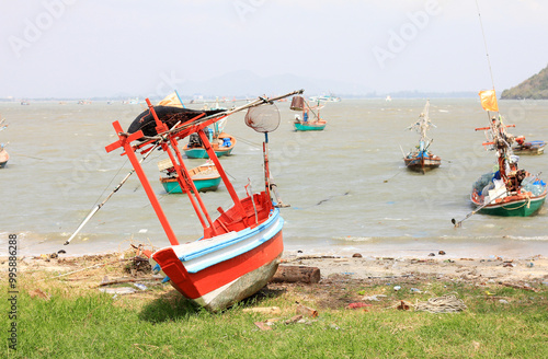 Local fishing boats