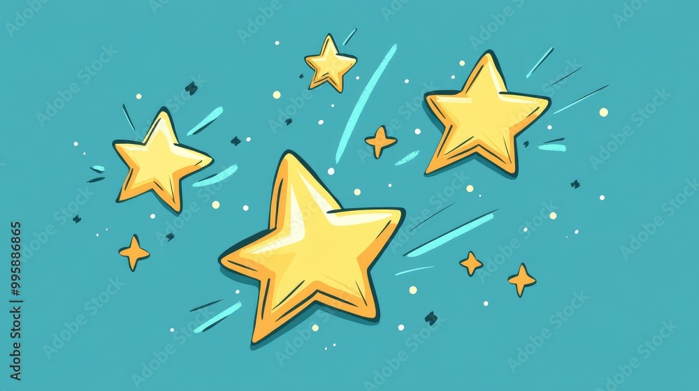Bursting stars cartoon icon in 2D style Flat filled symbol for mobile applications and web design Glyph representation of space stars Pixel perfect 2D graphic illustration Bursting stars cartoon icon in 2D style Flat filled symbol for mobile applications and web design Glyph representation of space stars Pixel perfect 2D graphic illustration