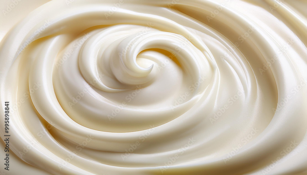 Creamy Swirl Background Sauce or Milk Texture Creamy Swirl Background Sauce or Milk Texture