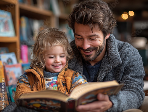 Heartwarming Hanukkah story time photos showing families sharing the story of Hanukkah with children