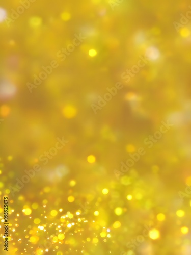 Abstract yellow glitter background