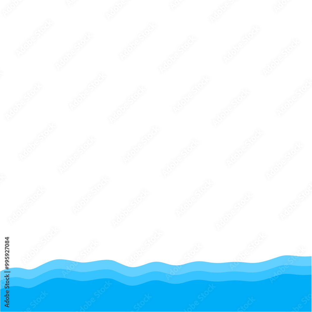Fototapeta premium Blue Ocean Waves