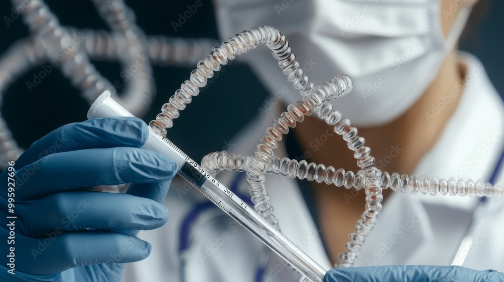 Scientists discussing the application of CRISPR gene-editing on human cells Scientists discussing the application of CRISPR gene-editing on human cells