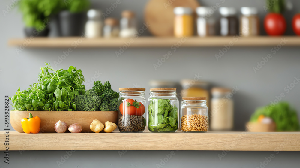 Fresh organic produce arranged in a modern kitchen for clean eating, healthy lifestyle, nutrition and fresh food Fresh organic produce arranged in a modern kitchen for clean eating, healthy lifestyle, nutrition and fresh food