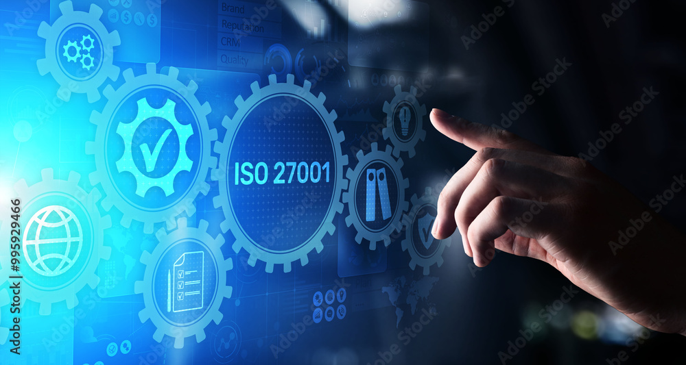 Iso 27001 Standard Standardisation Certification Customer guarantee and satisfaction Business concept on virtual screen. Iso 27001 Standard Standardisation Certification Customer guarantee and satisfaction Business concept on virtual screen.