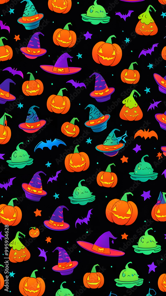 Fototapeta premium Halloween pumpkins