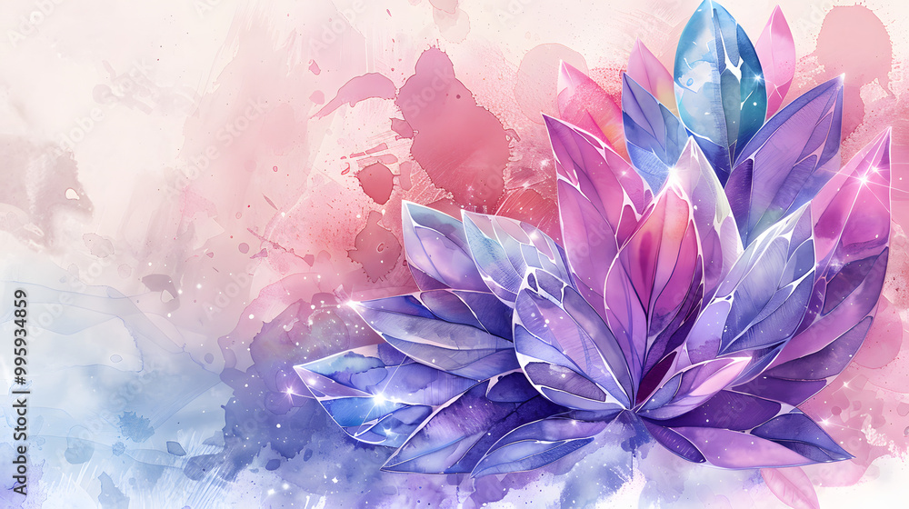 Petal Fantasy Plants Watercolor Petal Fantasy Plants Watercolor