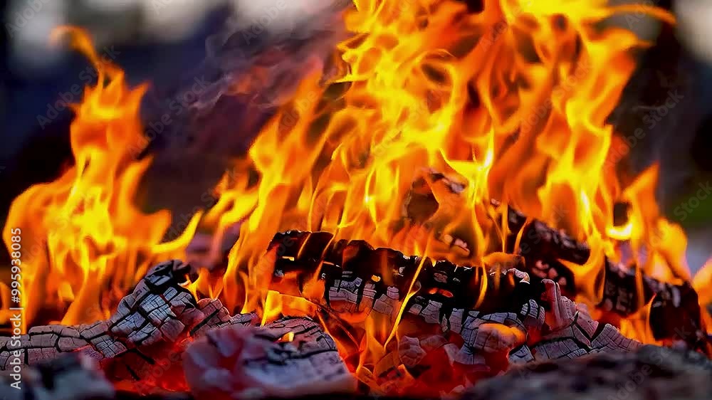 a fire burning a fire burning