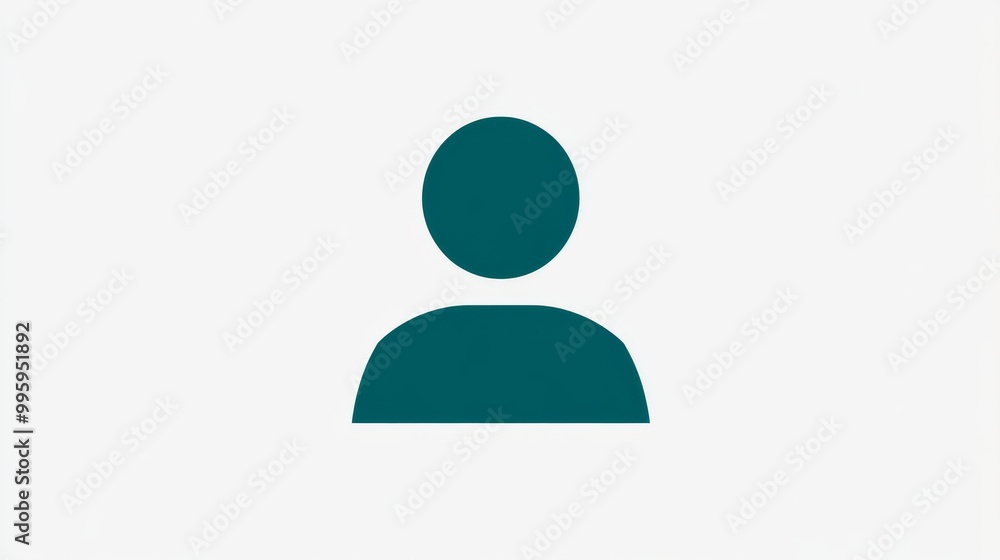 A blue icon showing a person, representing a user. A blue icon showing a person, representing a user.