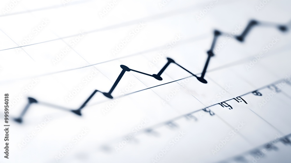 Detailed line graph illustrating steady GDP growth over time, clean white background with subtle shadows highlighting the upward trend, professional economic analysis visualization Detailed line graph illustrating steady GDP growth over time, clean white background with subtle shadows highlighting the upward trend, professional economic analysis visualization