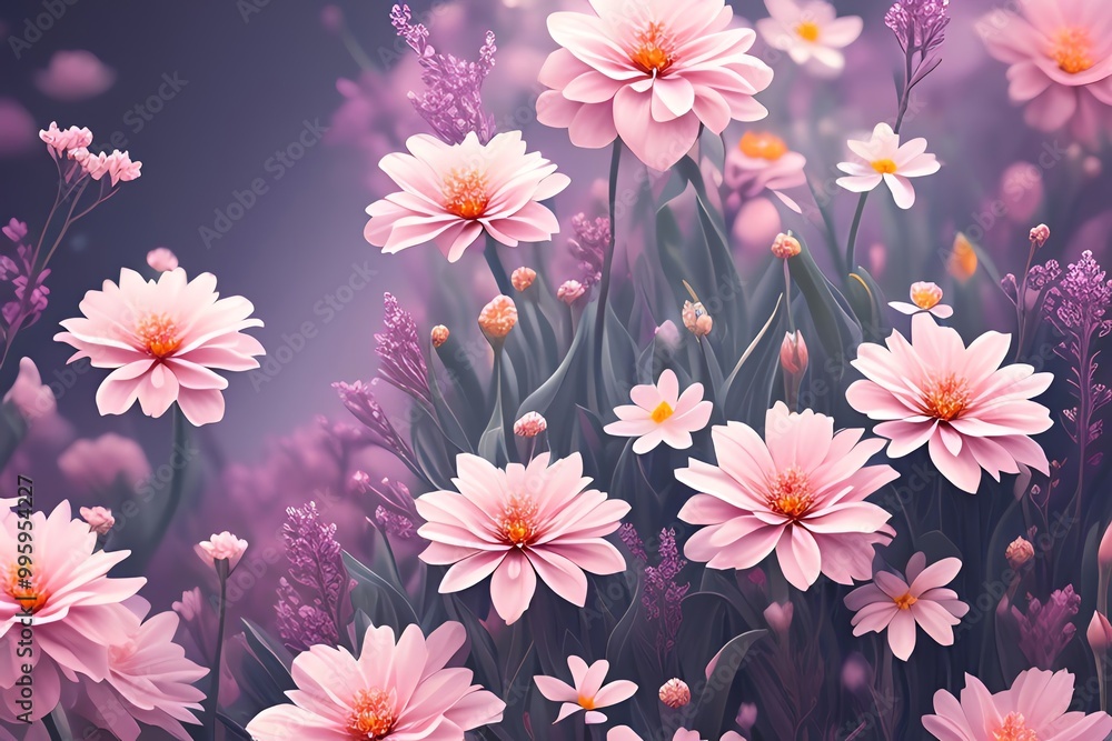 beautiful pink flowers in the garden beautiful pink flowers in the garden