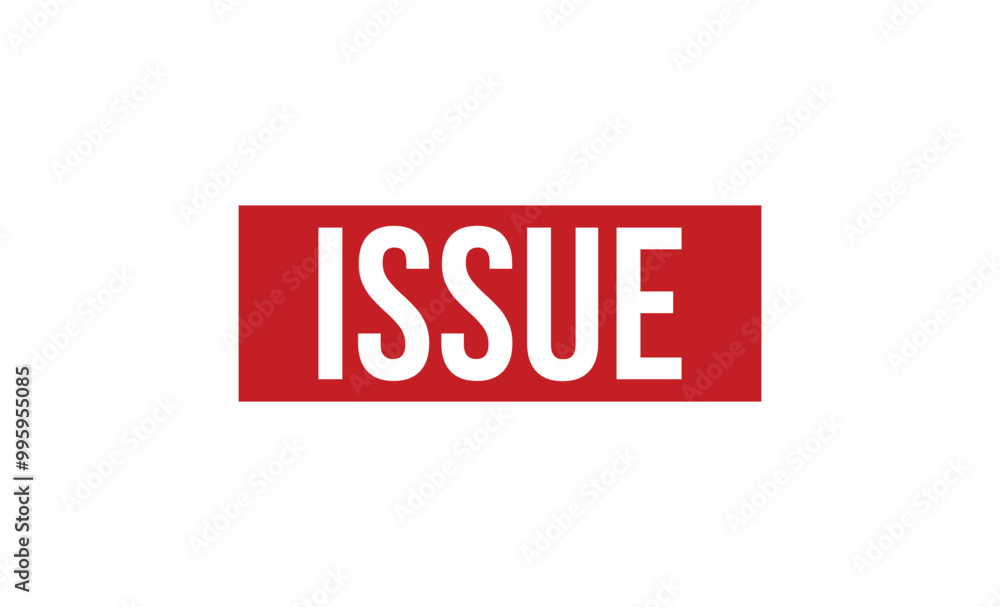 Issue red rubber stamp vector design. Issue red rubber stamp vector design.