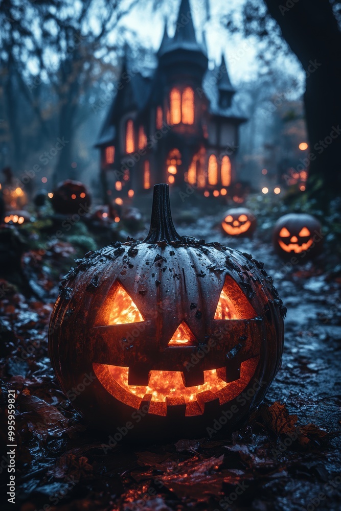 Spooky Halloween Pumpkin Spooky Halloween Pumpkin