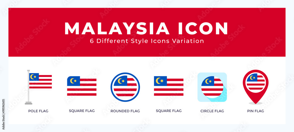 Malaysia icon set pack vector illustration. Malaysia icon set pack vector illustration.