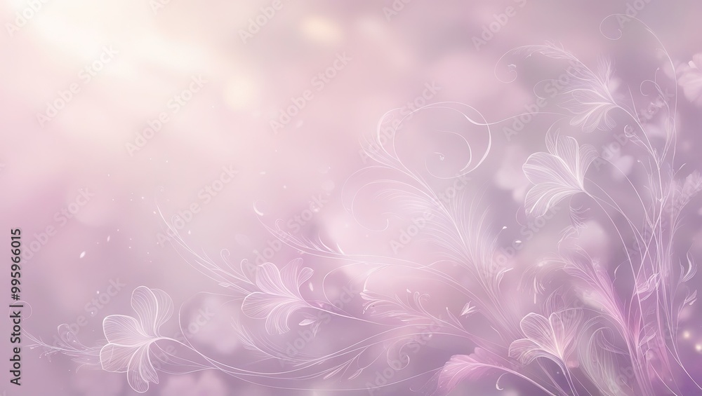 Pink and White Floral Abstract Background Pink and White Floral Abstract Background