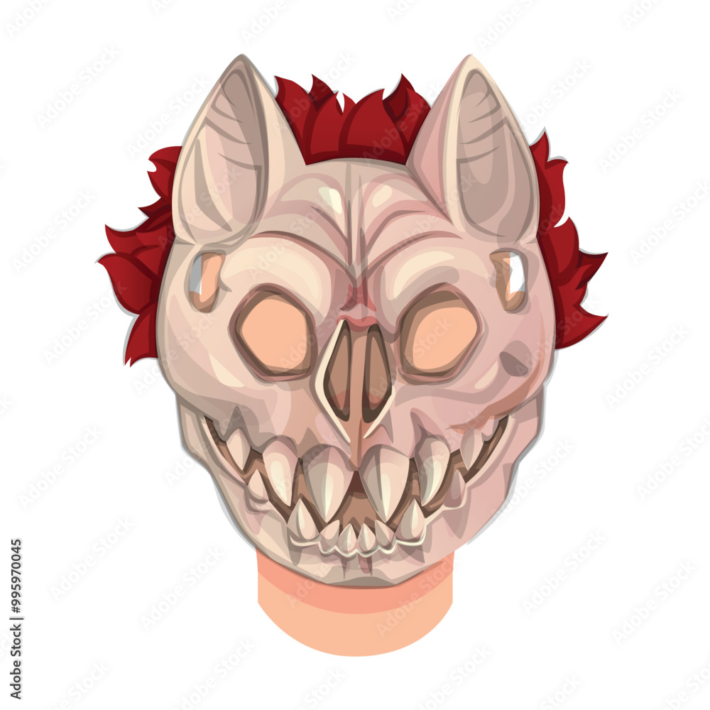 Halloween Monster Masks for character. Cartoon halloween photo booth ...