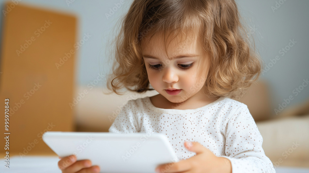 Child using a tablet with educational apps learning through interactive technology, e-learning, education, digital learning, child Child using a tablet with educational apps learning through interactive technology, e-learning, education, digital learning, child