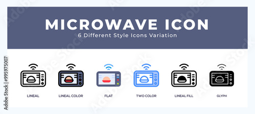 Microwave icon vector for web. and mobile app