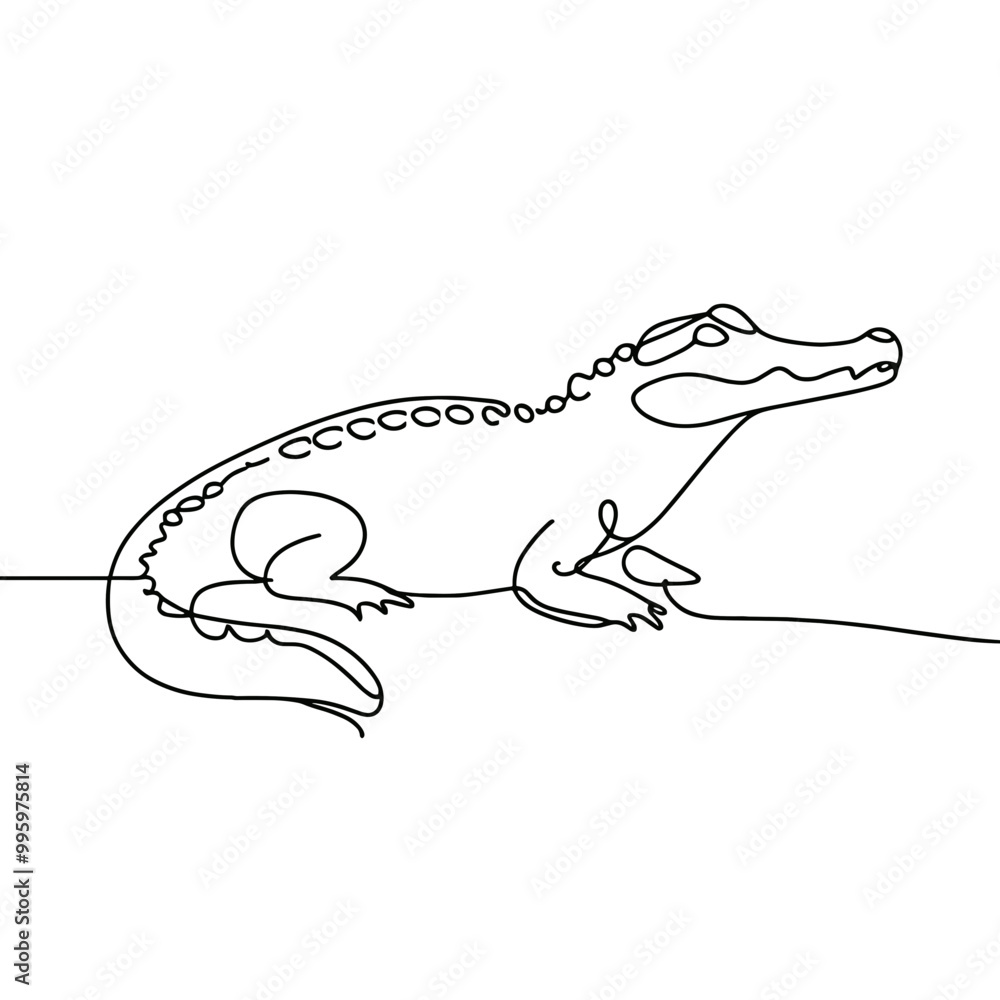 A black and white drawing of a crocodile. The drawing is in a line art style and the crocodile is laying on its back A black and white drawing of a crocodile. The drawing is in a line art style and the crocodile is laying on its back