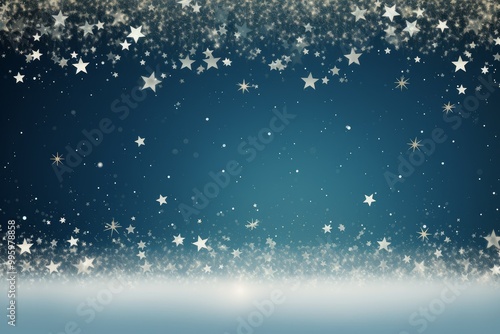 Wallpaper Mural christmas background with snowflakes Torontodigital.ca