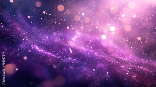 Wallpaper Mural Purple gradient background with light particle. 4K graphic resolution. Torontodigital.ca