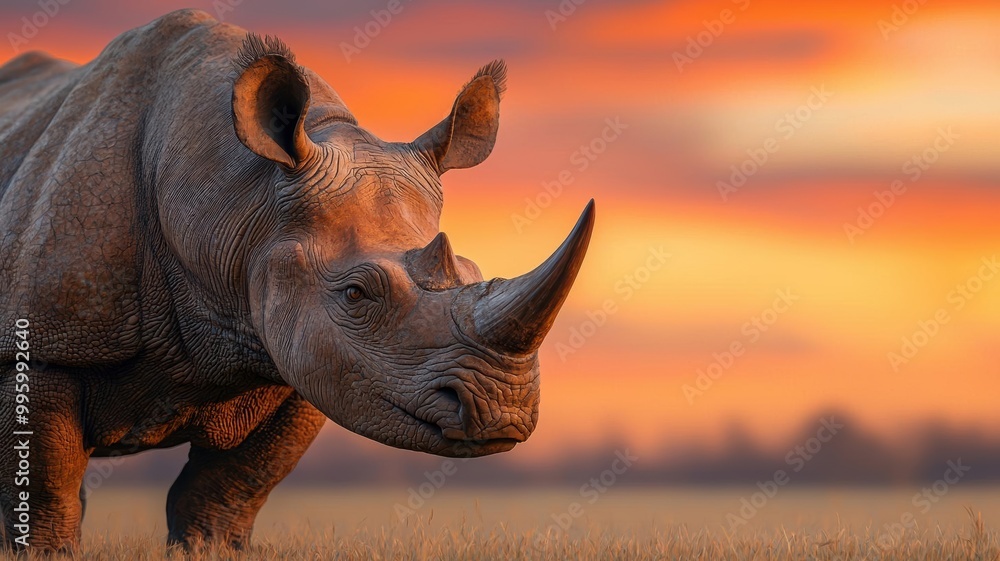 Fototapeta premium Biodiversity vanishing from the planet, disappearing animals, 3D illustration