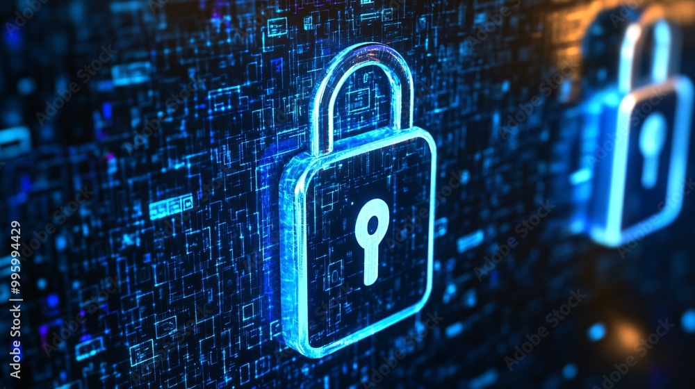 security, ai, data, blue, gradation Background image security, ai, data, blue, gradation Background image