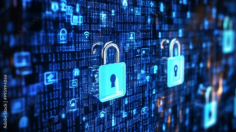 security, ai, data, blue, gradation Background image security, ai, data, blue, gradation Background image
