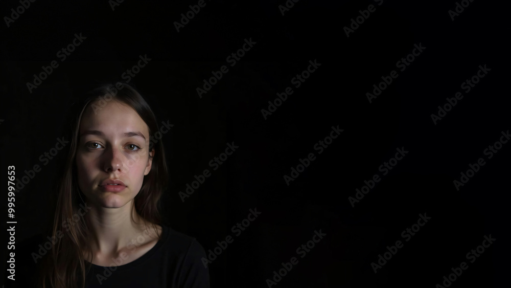 Fototapeta premium sad facial expression