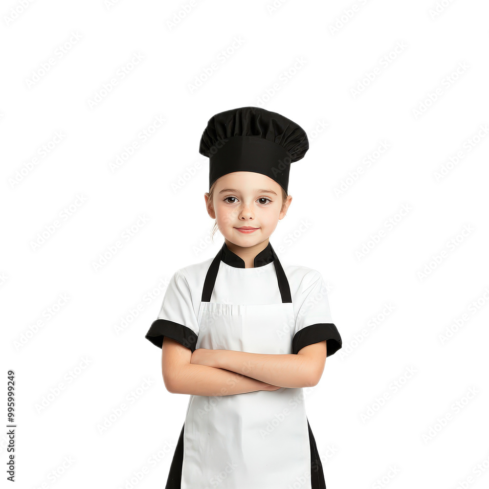 Young Chef in Uniform with Cute Smile Young Chef in Uniform with Cute Smile