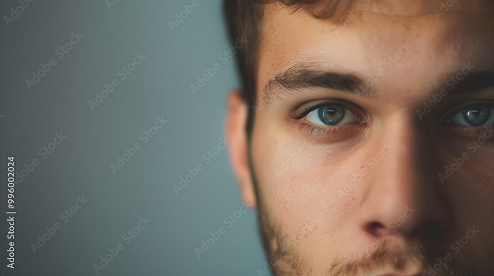 Close-Up Photography of Young Man with Green Eyes and Beard Close-Up Photography of Young Man with Green Eyes and Beard