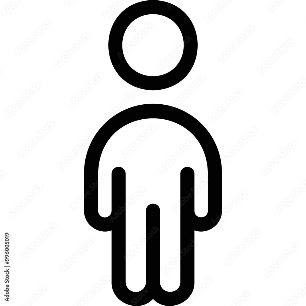 Simple vector icon male gender Simple vector icon male gender