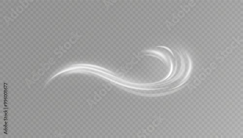 Texture of cold winter wind. Holiday vector snowstorm. Christmas cold snowstorm effect.Light effect.