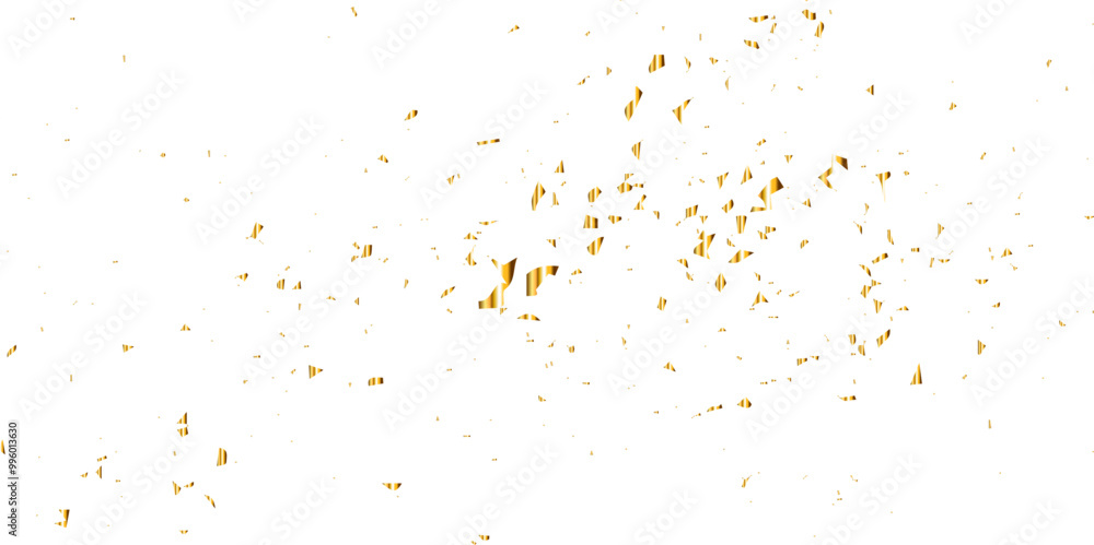 Doted and confetti golden glitter on transparent background. Shiny glittering dust. Gold glitter sparkle confetti that floats down falling. Vector illustration. Doted and confetti golden glitter on transparent background. Shiny glittering dust. Gold glitter sparkle confetti that floats down falling. Vector illustration.