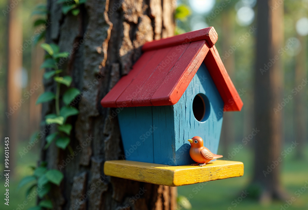 wooden bird house wooden bird house