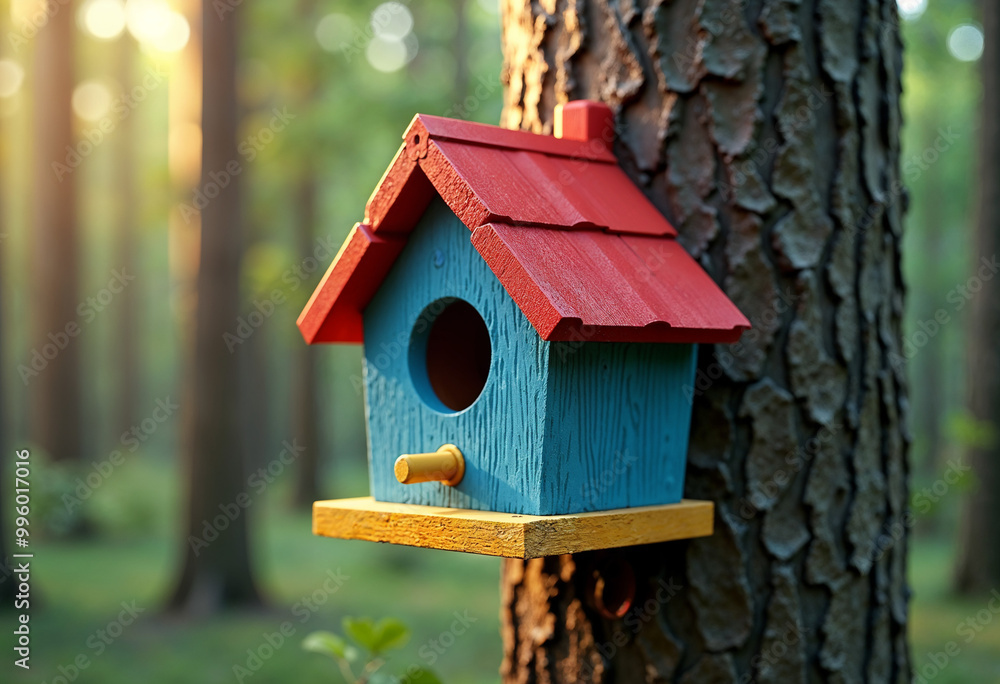 wooden bird house wooden bird house