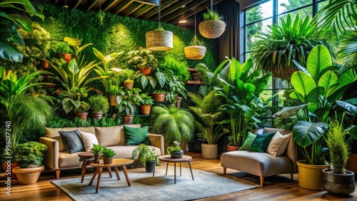 Transform your home with lush greenery and natural elements, creating a refreshing atmosphere that promotes relaxation and connection to nature through vibrant decor.