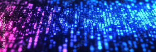 Wallpaper Mural digital waves, ai, data, blue, gradation Background image Torontodigital.ca