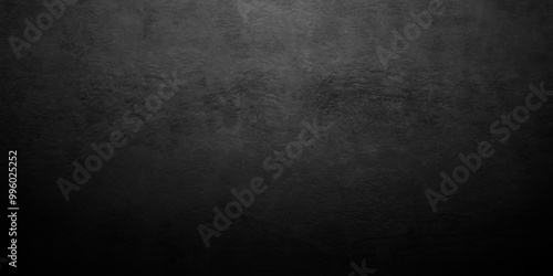 Dark Black background texture, old vintage charcoal black backdrop paper with watercolor. Abstract background with black wall surface, black stucco texture. Black gray satin dark texture luxurious.