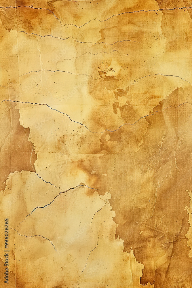 Fototapeta premium Texture of old yellowed paper